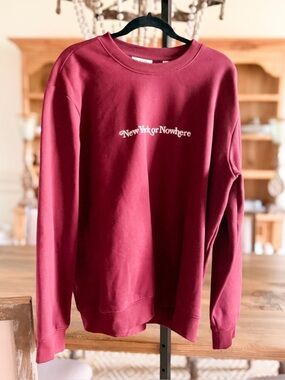 New York or Nowhere CURSIVE CREWNECK ~ XL